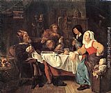 Gabriel Metsu The Lord of Misrule painting